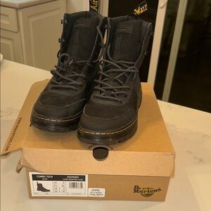 Dr. Martens Black Combs Tech Boots